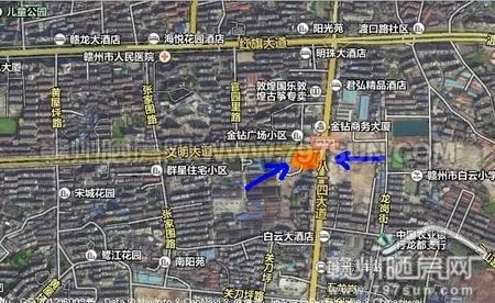 二手房源推荐：赣州市文明大道东段办公用房出租。