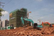 探访赣州国际企业中心项目进度 云总部大楼在建