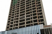 泰成大厦3月工程进度播报 玻璃幕墙安装中